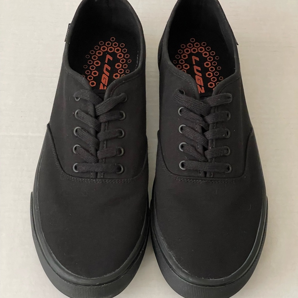 Lugz Black Canvas Lace Up Sneakers Low Top Men’s Casual Shoes Size 13